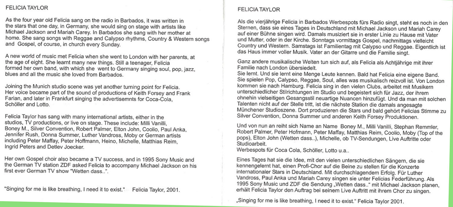 Felicia-Taylor-musical-Information-2